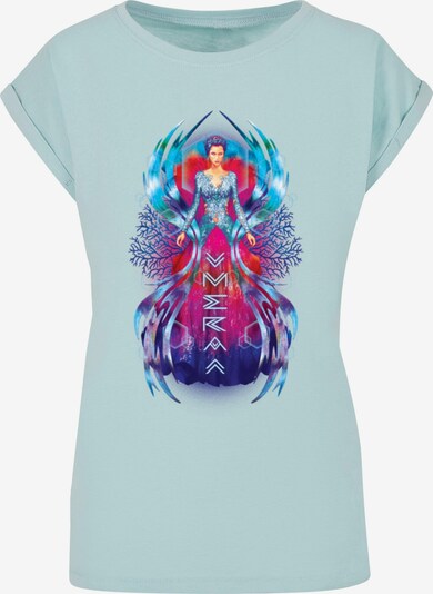 ABSOLUTE CULT T-shirt 'Aquaman - Mera Dress' en bleu clair / mélange de couleurs, Vue avec produit