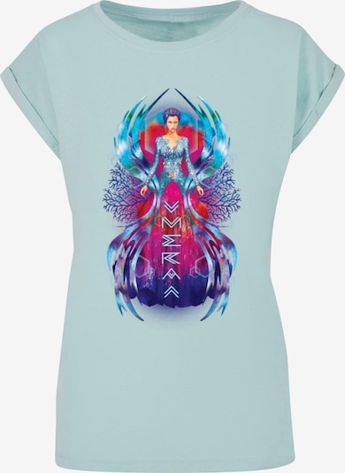 ABSOLUTE CULT T-shirt 'Aquaman - Mera Dress' en bleu clair / mélange de couleurs, Vue avec produit