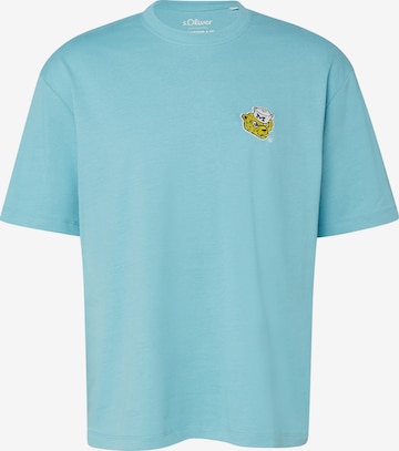 T-Shirt s.Oliver en bleu : devant