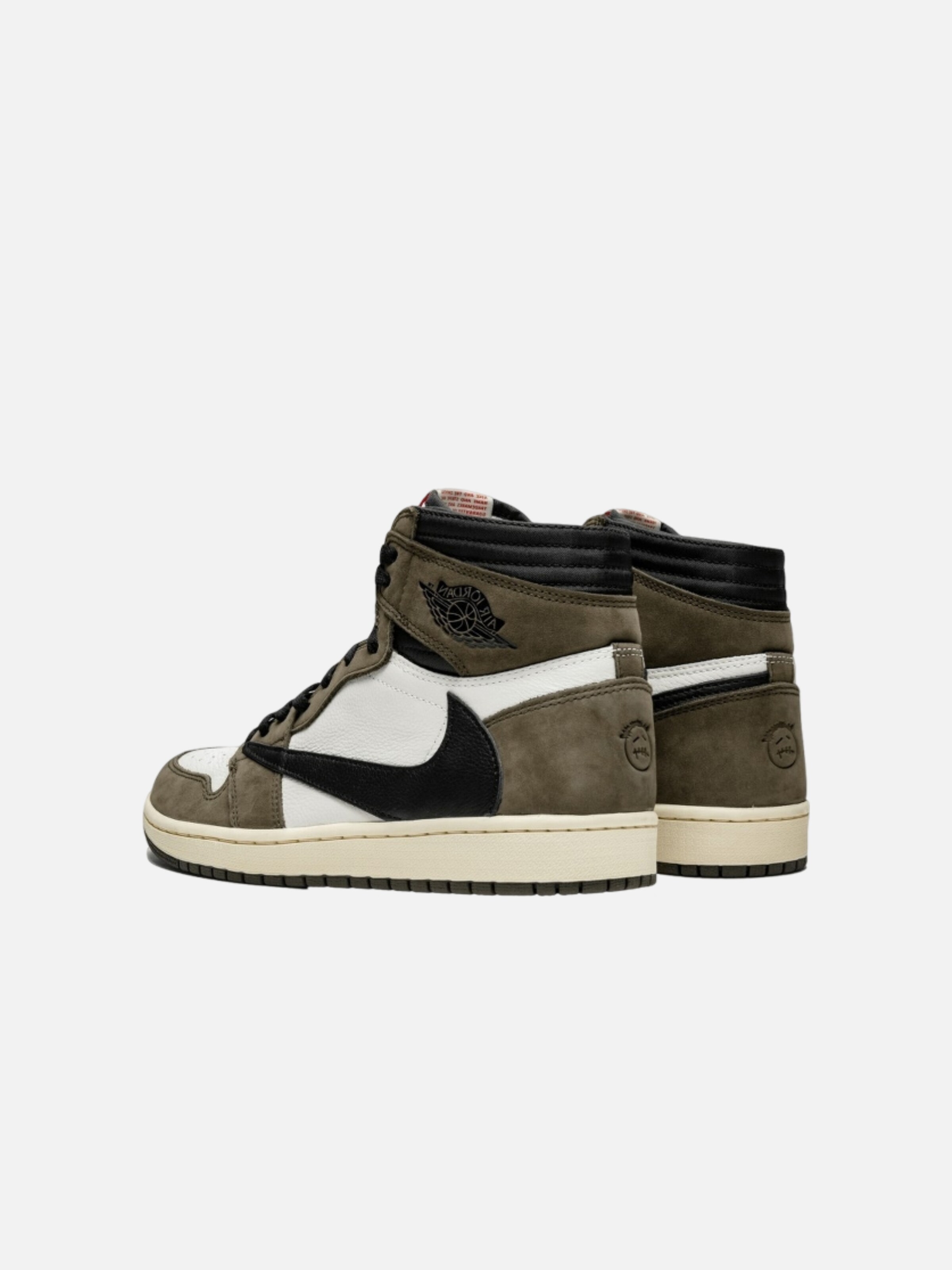 Sneaker alta 'Air 1 Retro High Travis Scott Cactus Jack' di Jordan in marrone