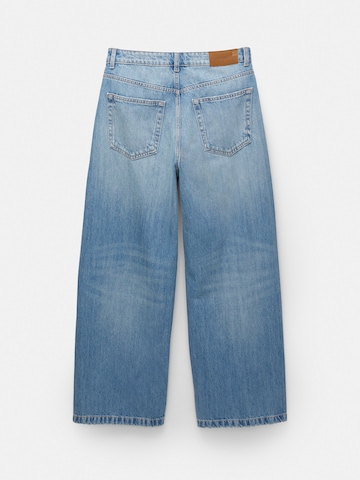 Pull&Bear Baggy Jeans in Blauw
