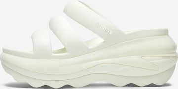 Crocs Pistokkaat 'Mega Crush' värissä valkoinen: edessä