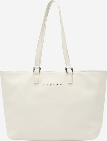 REPLAY Shopper in White