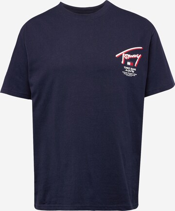 Tommy Jeans - Camiseta en azul: frente