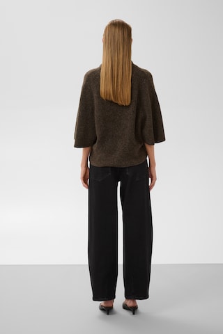 SOAKED IN LUXURY - Pullover 'Bean' em castanho