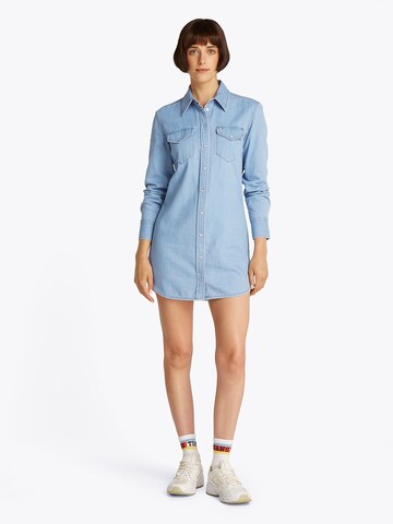 Abito camicia di Tommy Jeans in blu: frontale