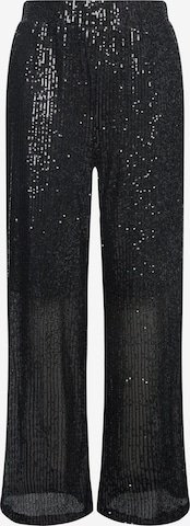 Ulla Popken Regular Hose in Schwarz: Vorderseite