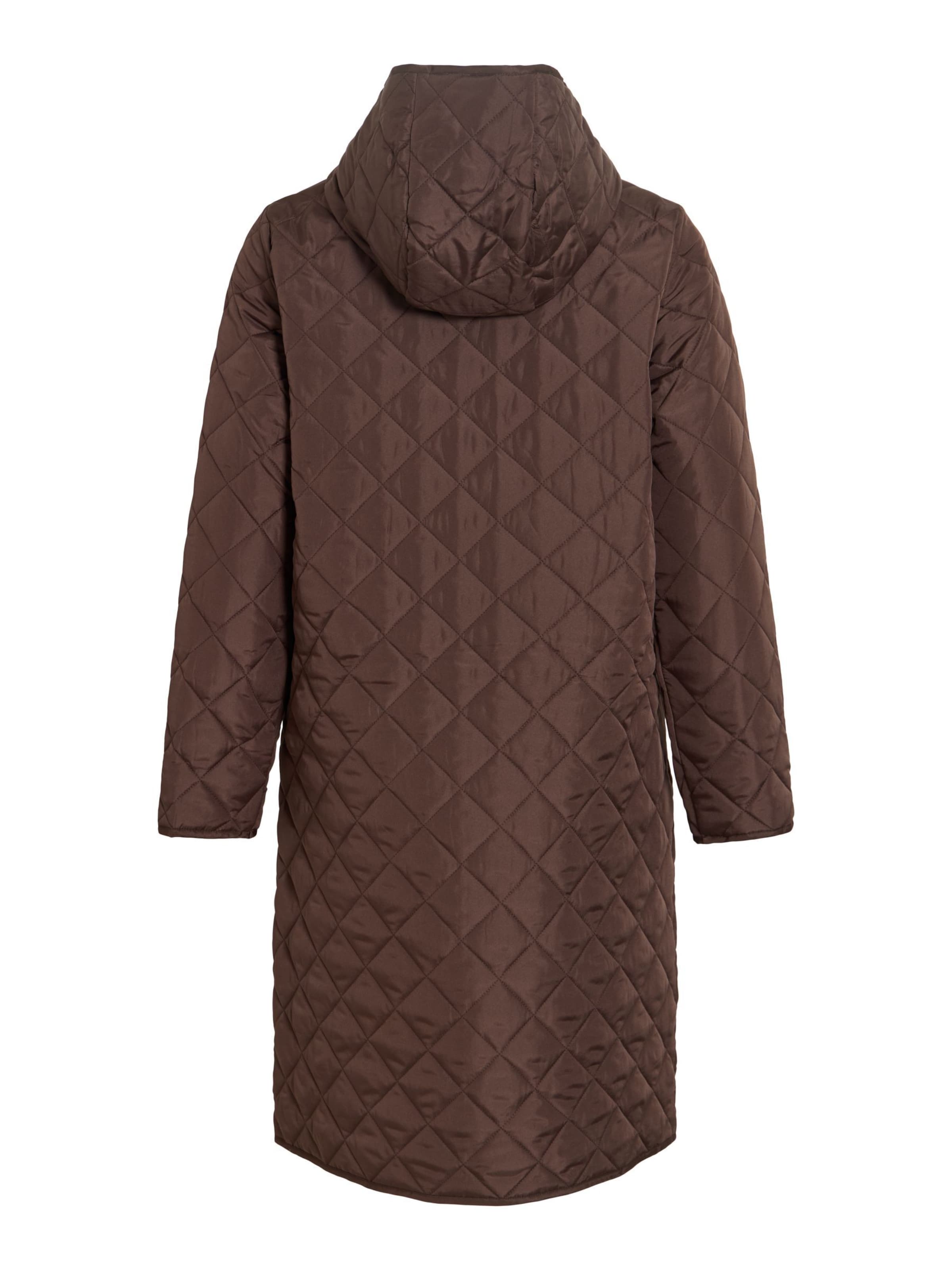 VILA Between-Seasons Coat 'VITATE' in Brown