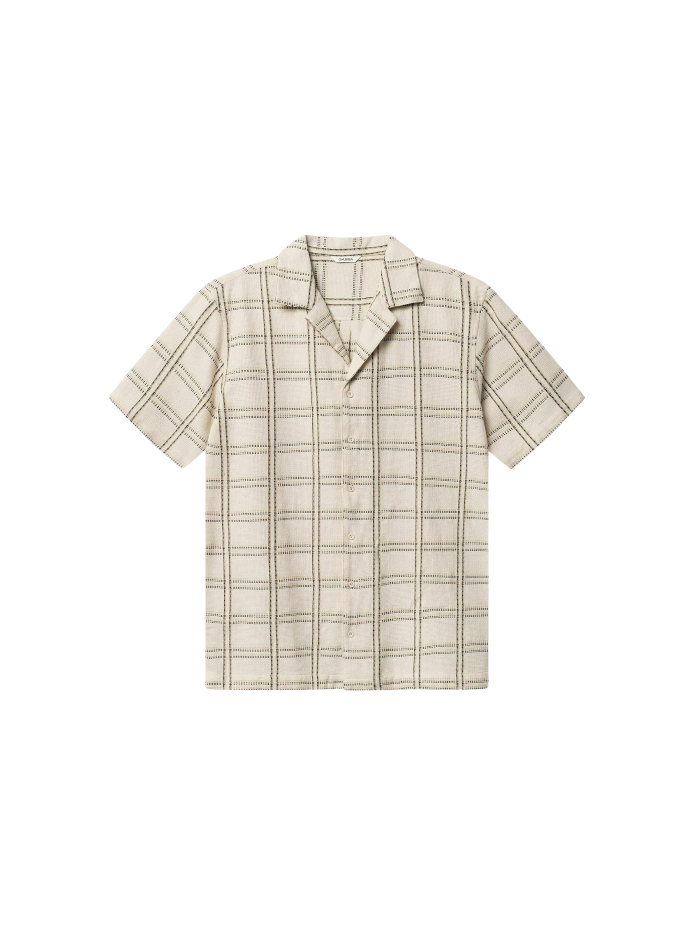 GABBA Regular fit Overhemd ' GABCven ' in Beige: voorkant