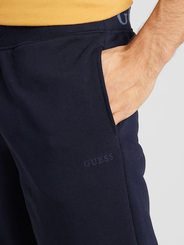 GUESS Loose fit Trousers 'CLOVIS' in Blue