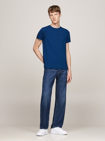 TOMMY HILFIGER Slim fit Μπλουζάκι σε μπλε