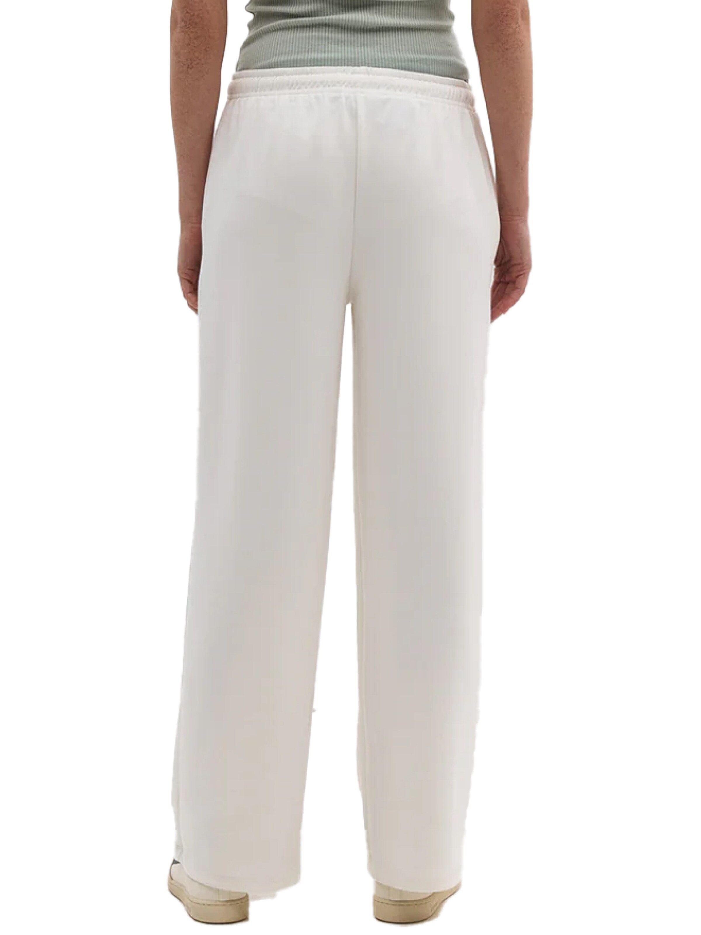 No Matter What Wide Leg Hose in Weiß