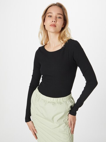 NEON & NYLON Tričkové body – černá: přední strana