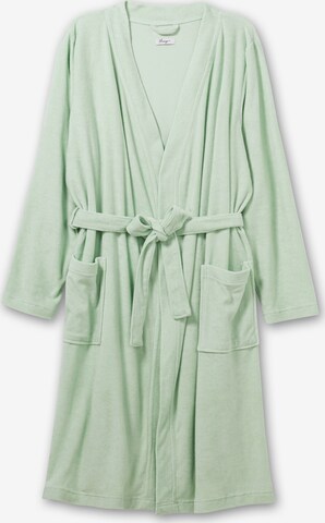 Peignoir long SHEEGO en vert : devant