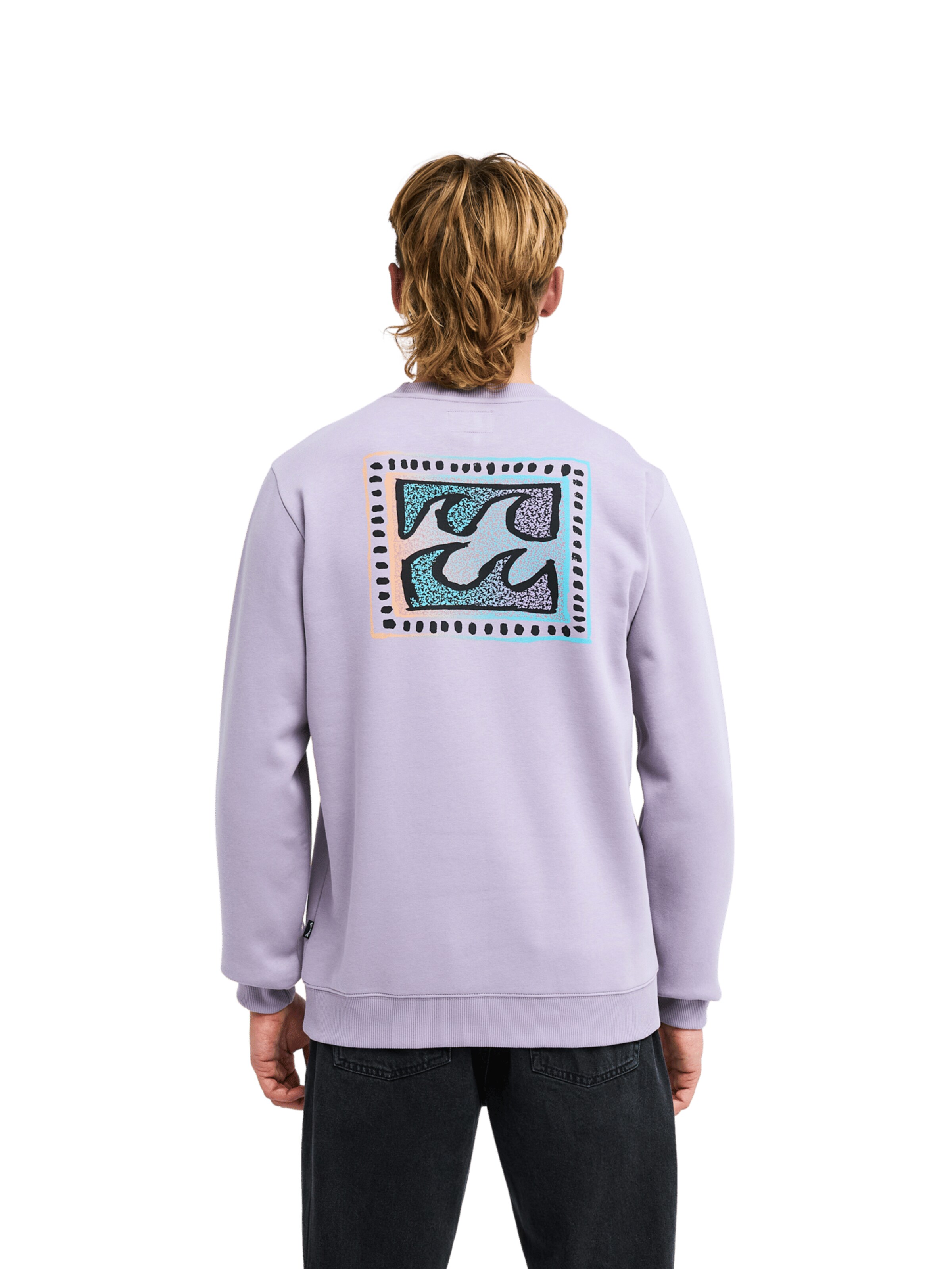 BILLABONG Sweatshirt 'Foundation' in Purple: front