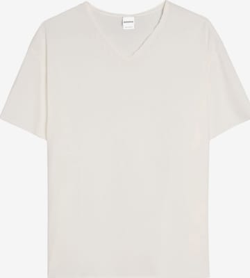 Bershka T-Shirt in Weiß: Vorderseite