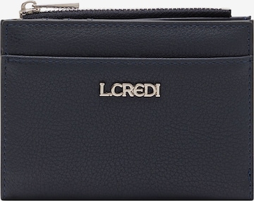 Porte-monnaies L.CREDI en bleu : devant
