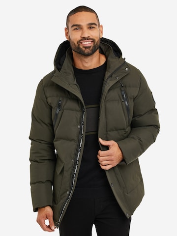 Threadbare Jacke 'Jackton' in Grün: Vorderseite