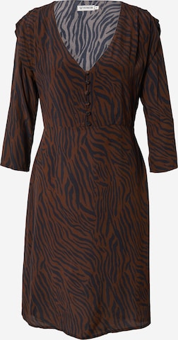 System Action Skjortklänning i brun: framsida