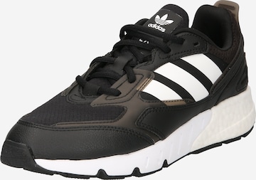 Baskets basses 'Zx 1K' ADIDAS ORIGINALS en noir : devant