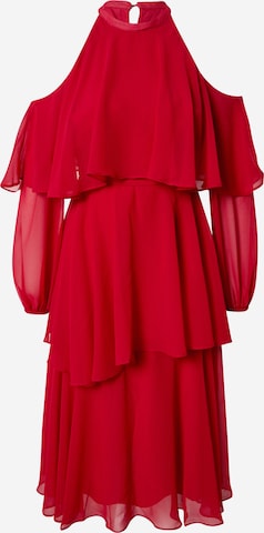 True Decadence Cocktail Dress in Red: front
