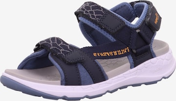 SUPERFIT Sandals & Slippers in Blue: front