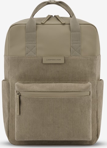 Kapten & Son Rucksack 'Bergen Pro' in Grün: Vorderseite