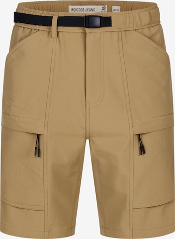 Pantalon cargo 'Rommie' INDICODE JEANS en marron : devant