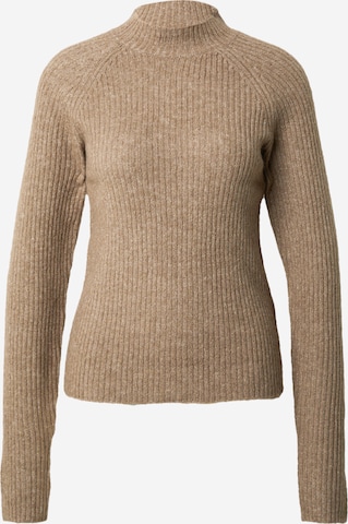 PIECES Sweater 'JUNA' in Beige: front