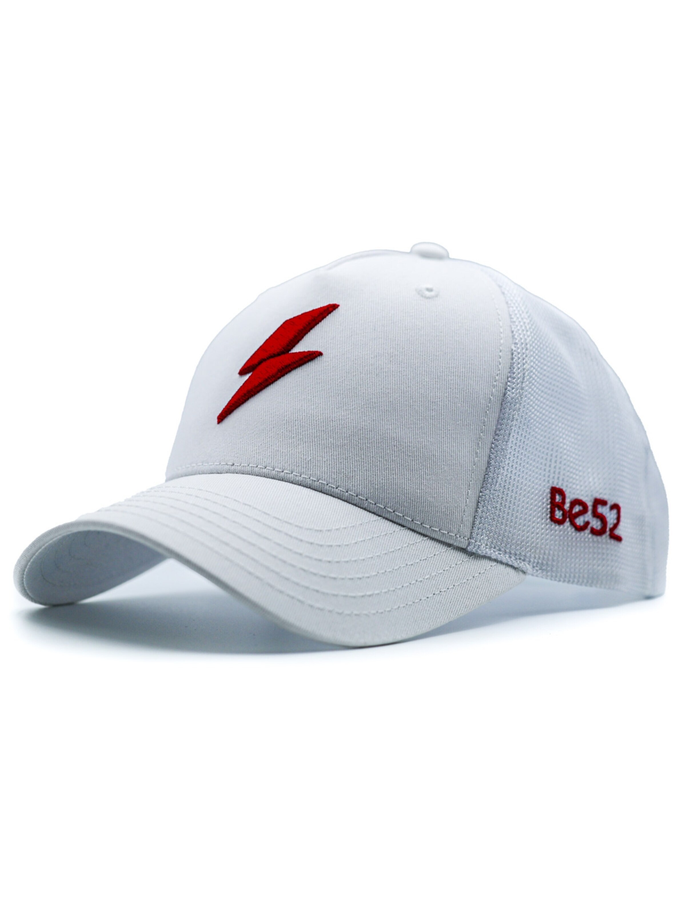 Be52 Cap 'Bolt' in Red: front