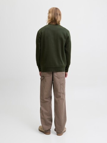 JACK & JONES Sweatshirt 'JJESOHO' in Groen