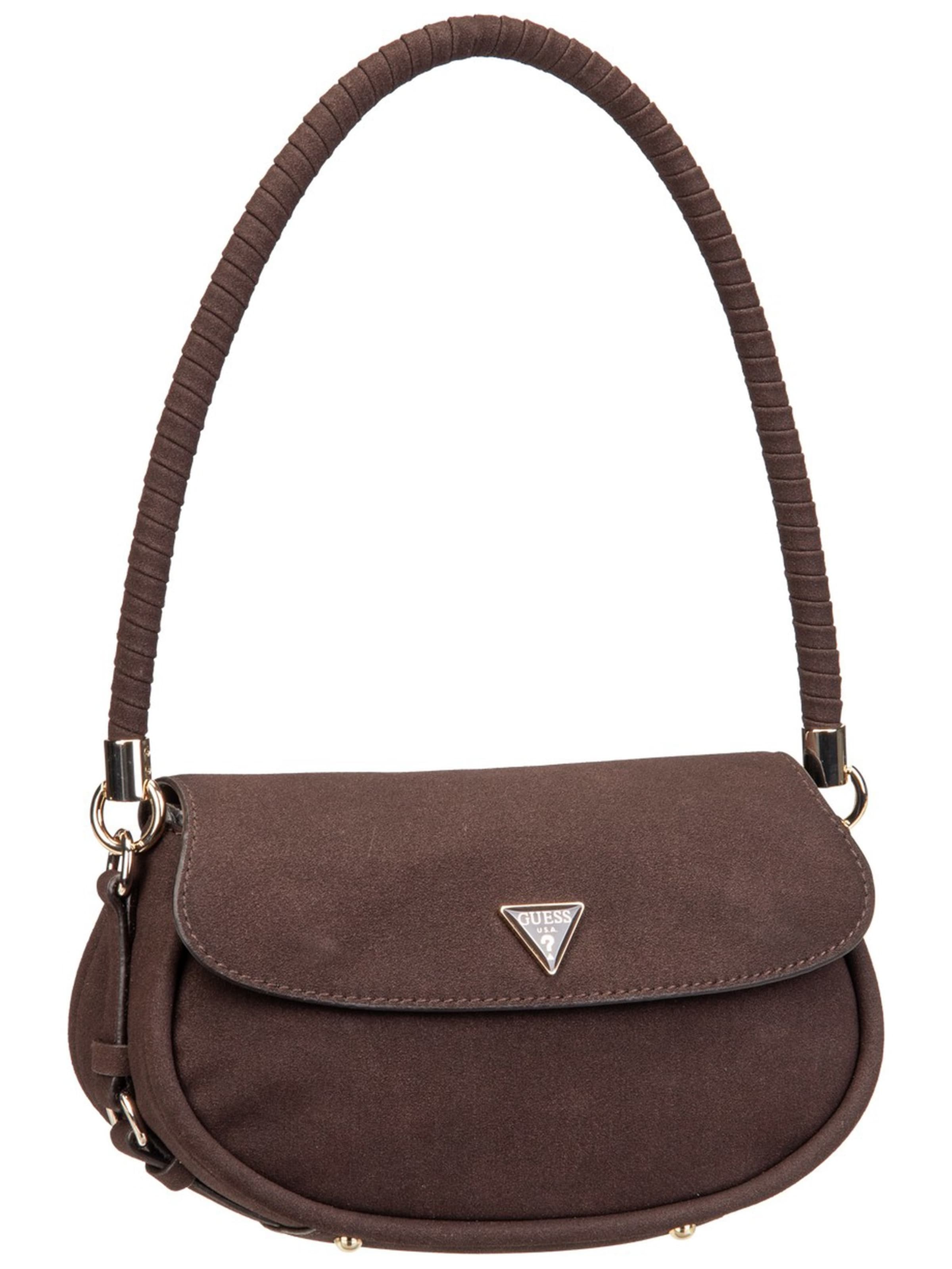 GUESS Schultertasche 'Danya' in Braun: Vorderseite