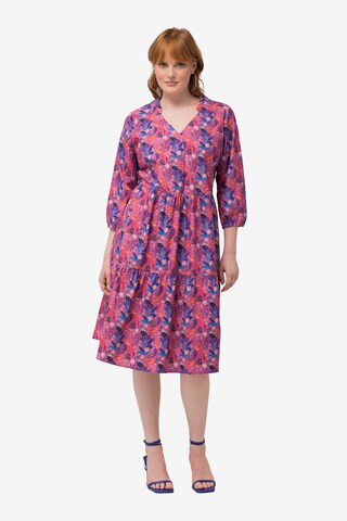 Robe Ulla Popken en rose : devant