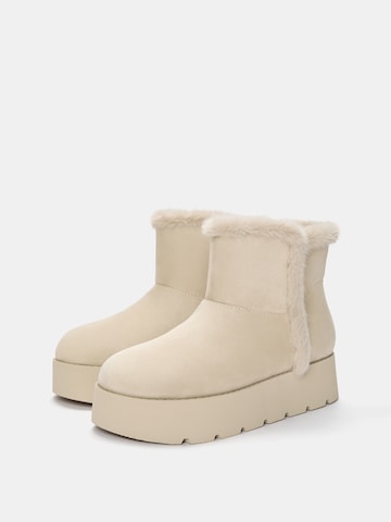 Boots Pull&Bear en beige