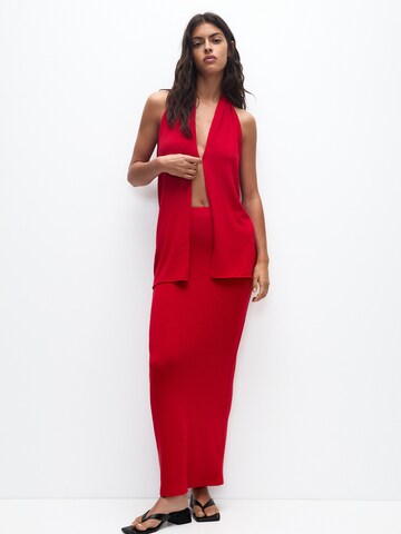 Jupe Pull&Bear en rouge