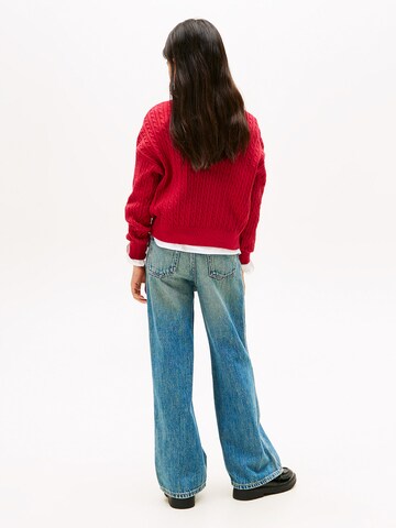 TOMMY HILFIGER Pullover in Rot