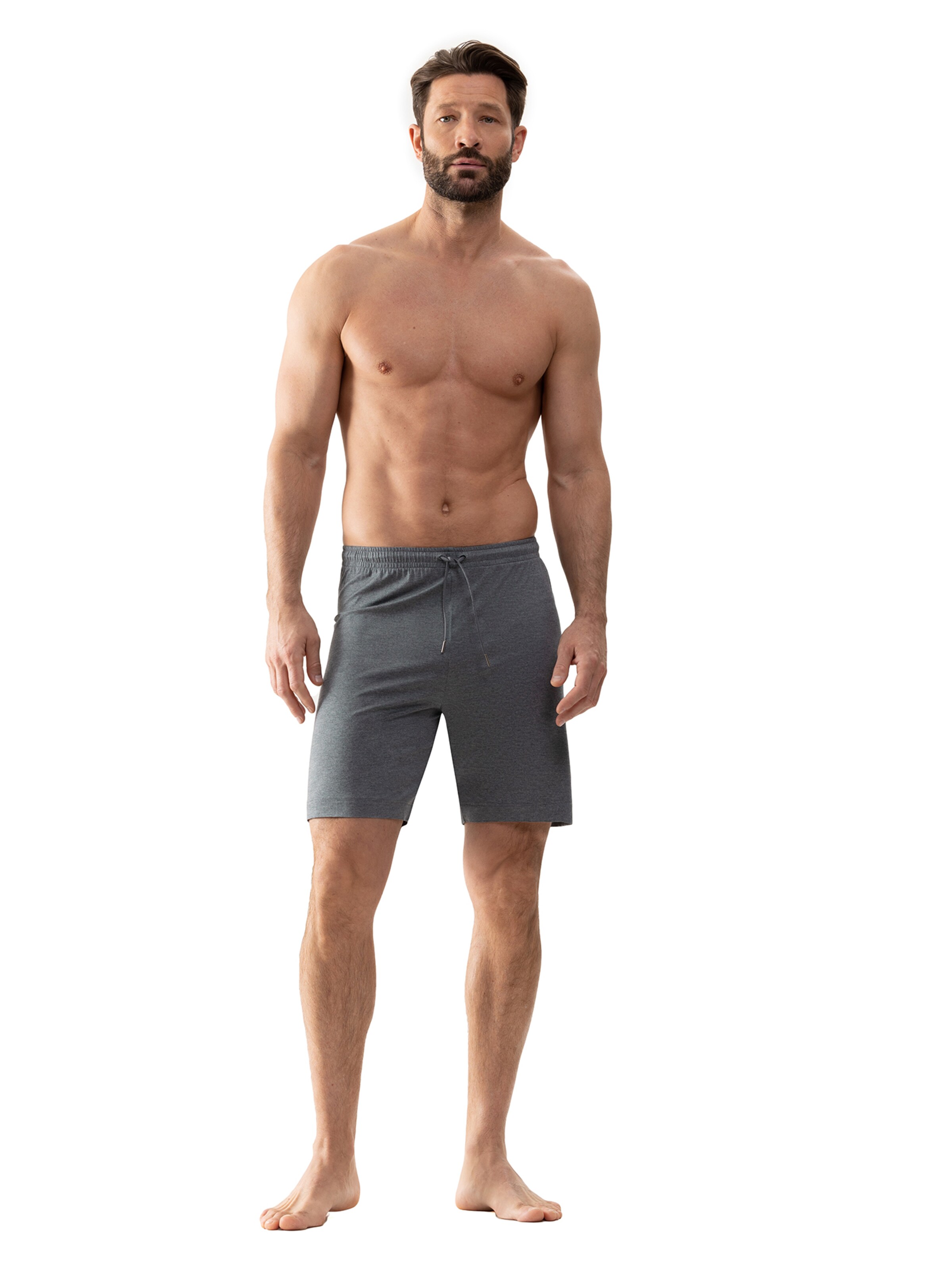 Regular Pantalon de pyjama 'Jefferson' Mey en gris : devant