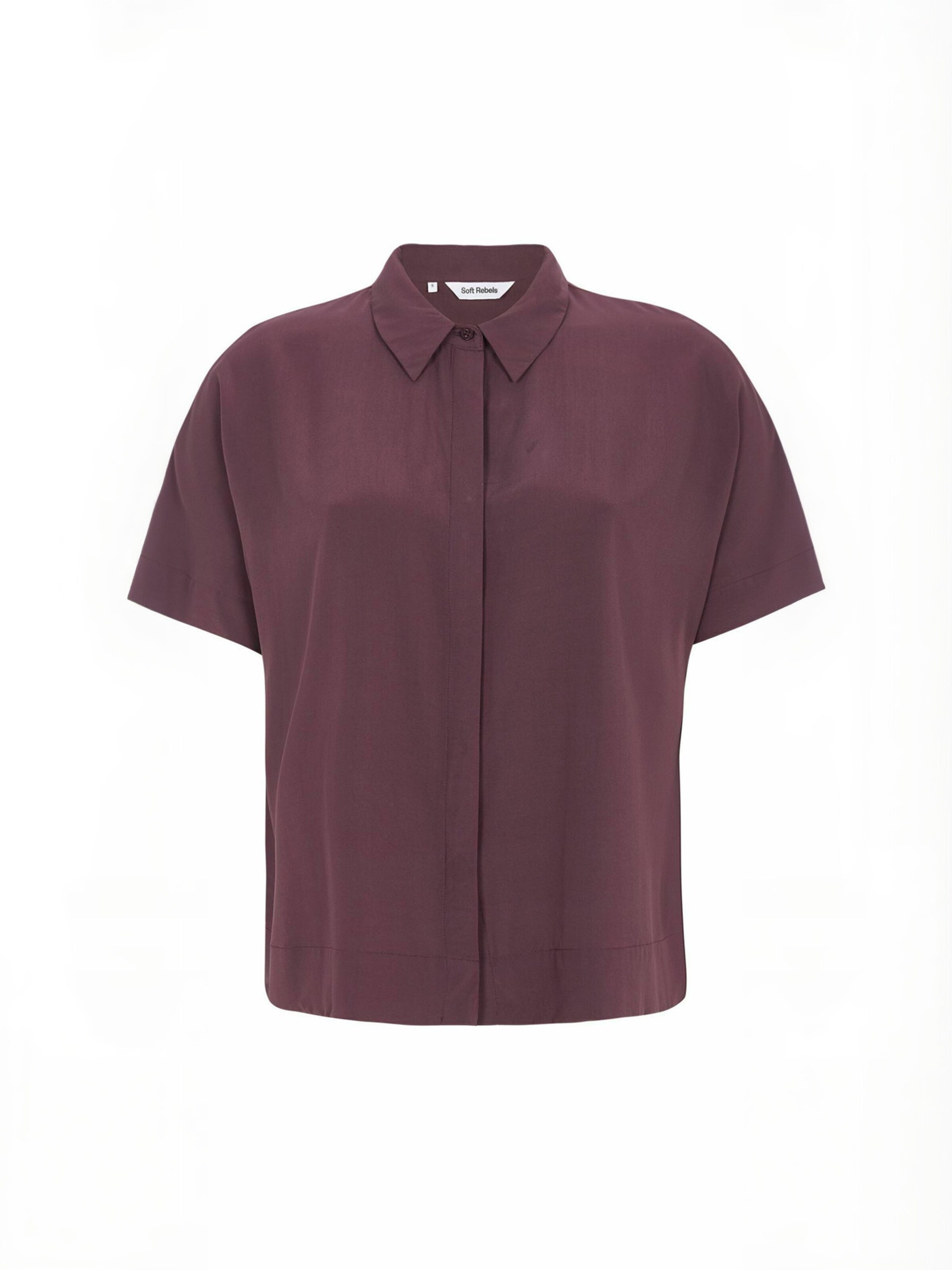 Soft Rebels Shirt ' SRFreedom ' in Rood: voorkant