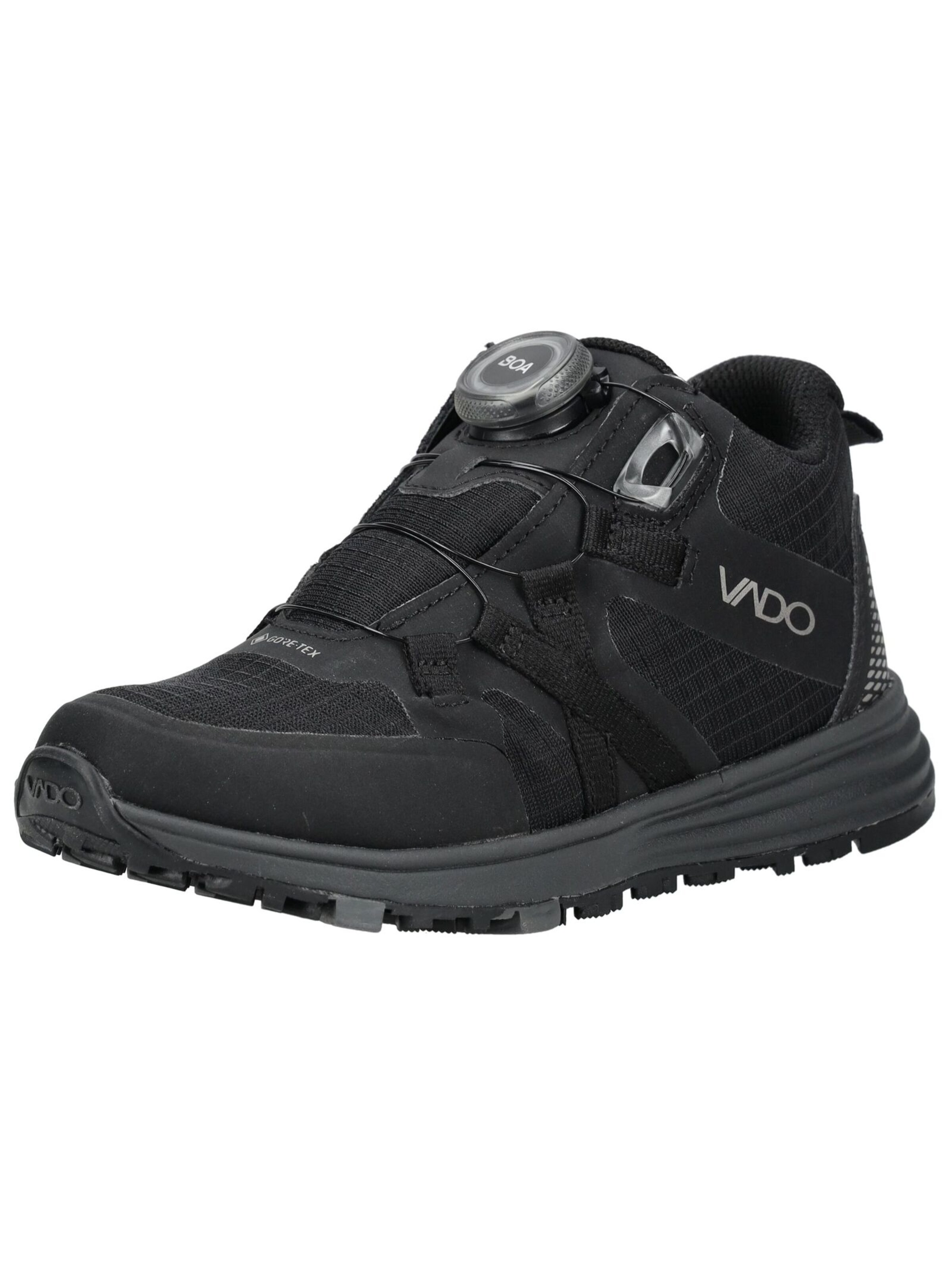 Vado Trainers in Black: front