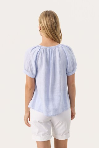 Part Two Bluse 'Rosanna' i blå