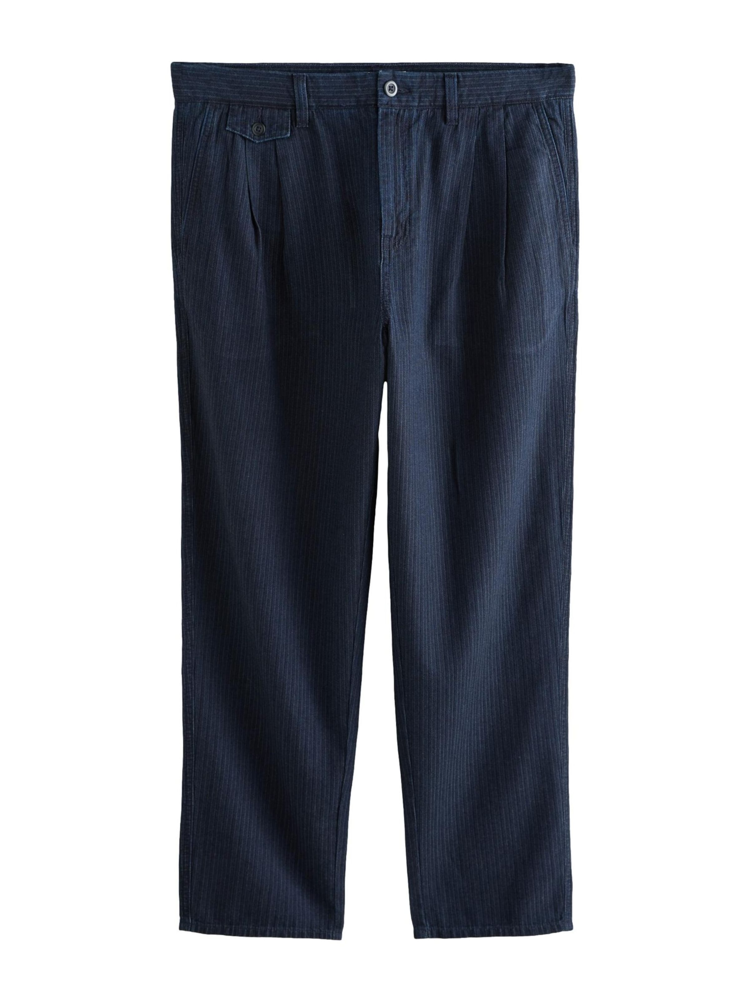 Next Tapered Hose 'Heritage' in Blau: Vorderseite