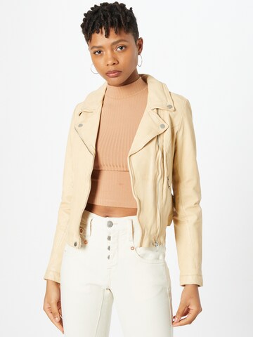 FREAKY NATION Between-Season Jacket 'Savannah' in Beige: front