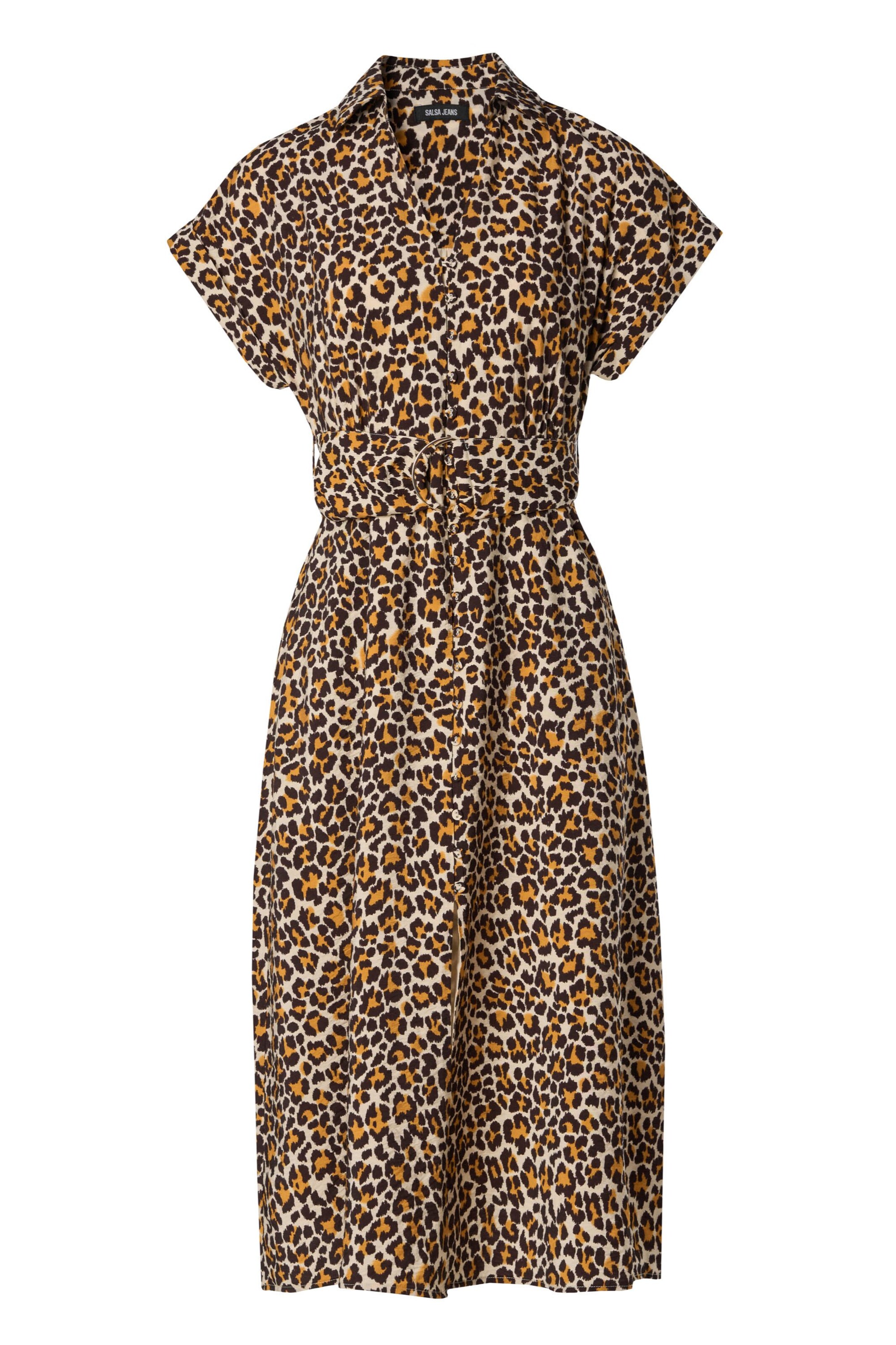 Robe-chemise Salsa Jeans en marron : devant