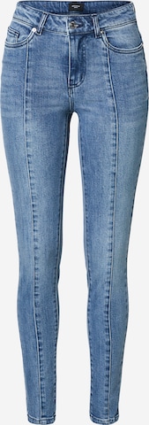 VERO MODA Skinny Jeans 'ELLA' in Blauw: voorkant