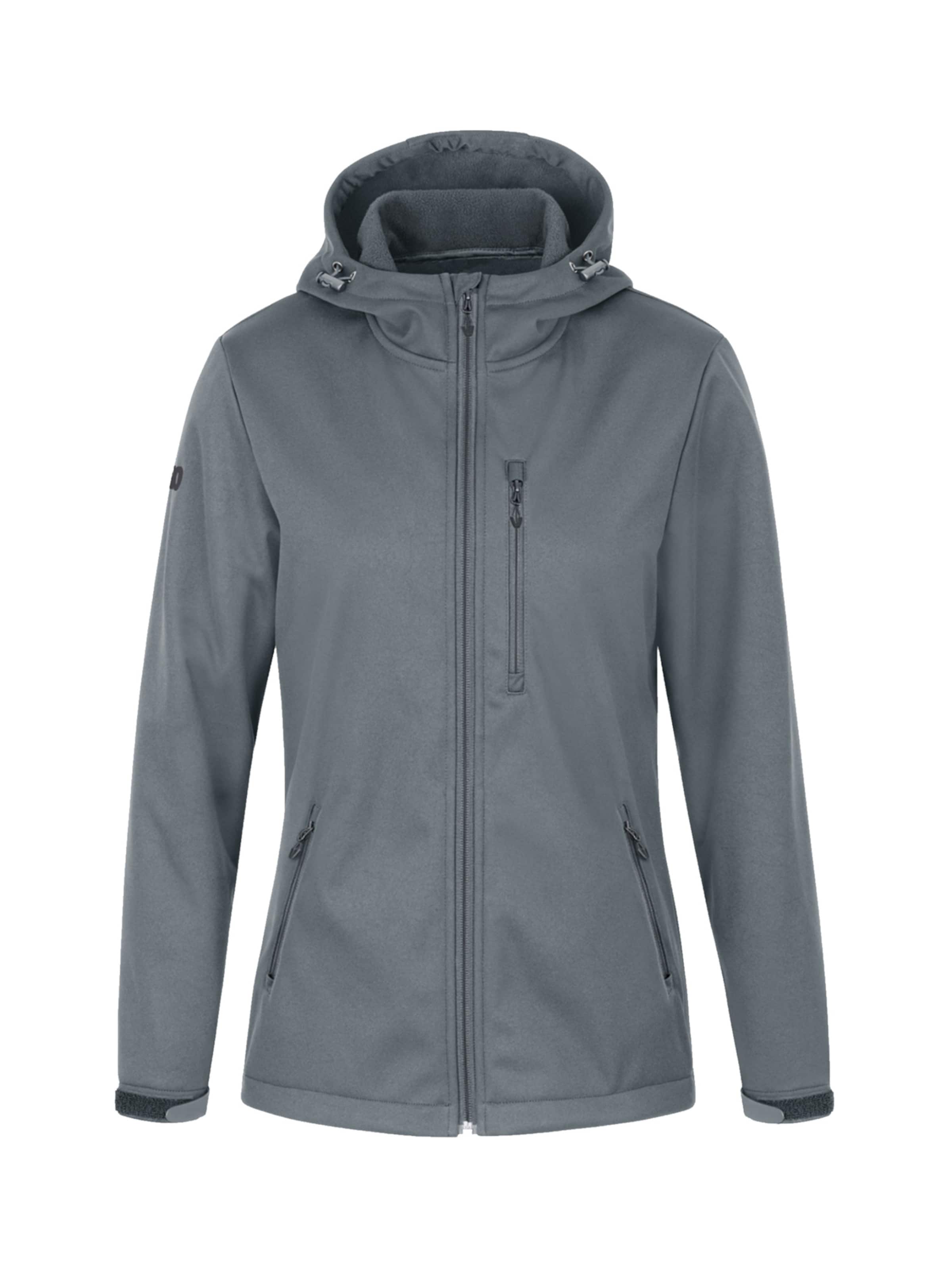 JAKO Sportjacke in Grau: Vorderseite