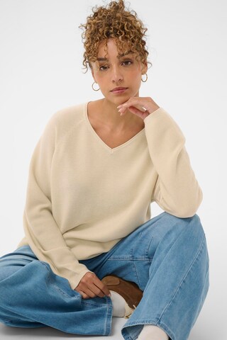 Cream Pullover 'CRSillar' in Beige