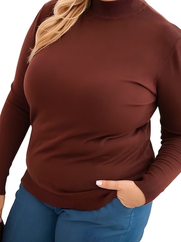 Lumera Svetr 'Rosalie' – hnědá