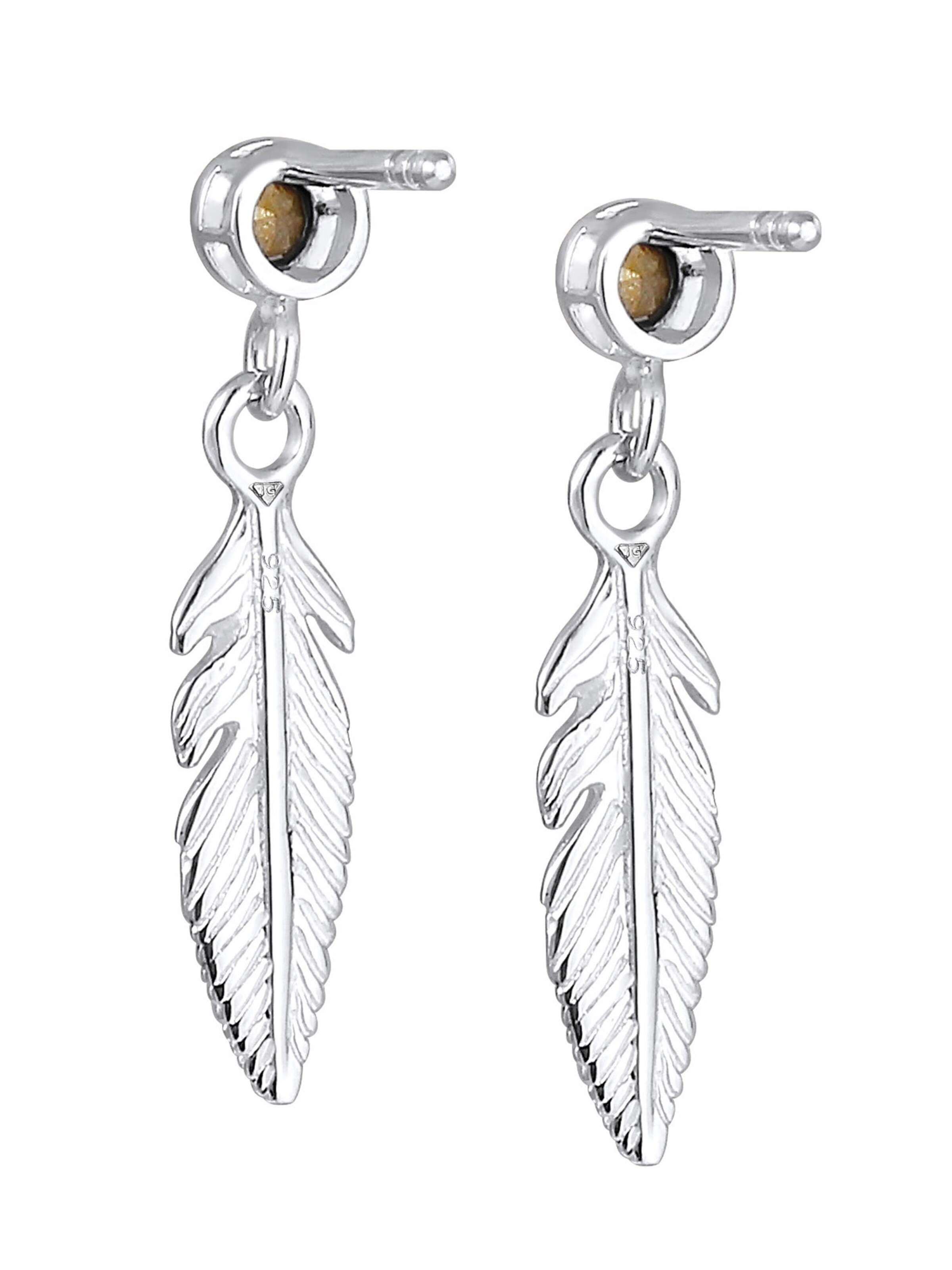 ELLI Uhani 'Boho' | srebrna barva