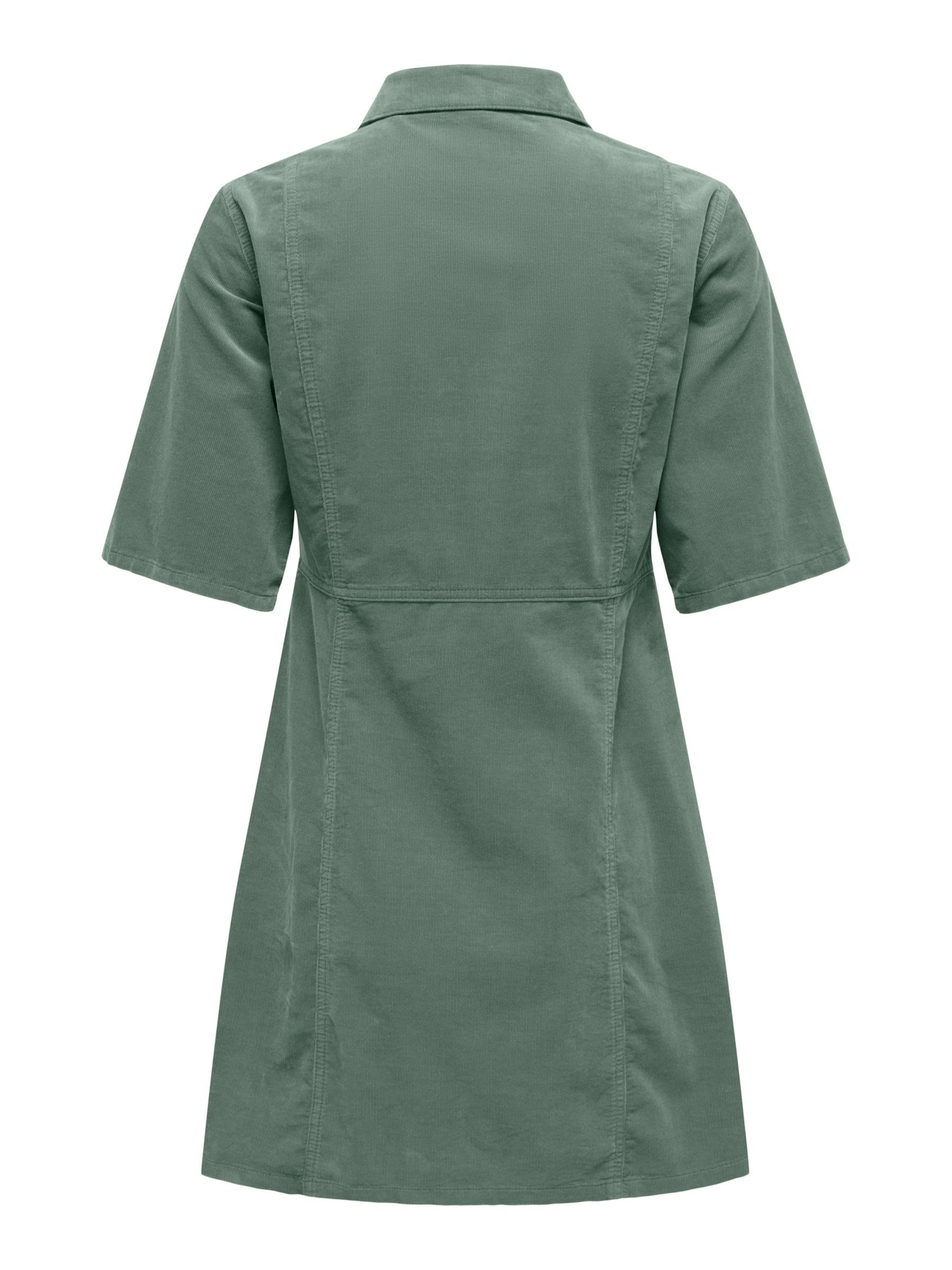 Robe-chemise 'ONLAime' ONLY en vert