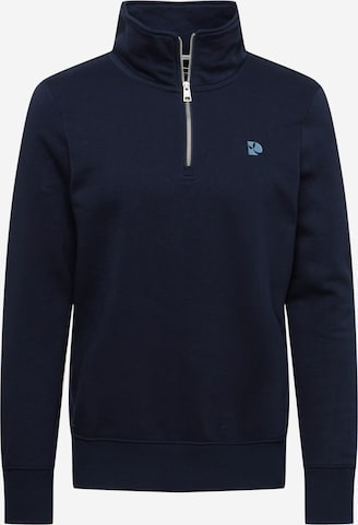 TOM TAILOR DENIM Sweatshirt in Blue: front